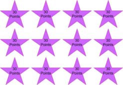 school star sticker