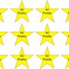 school star sticker