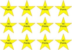 school star sticker