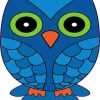 Blue Owl Sticker