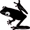 tree frog sticker