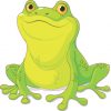 Smiling Frog Sticker