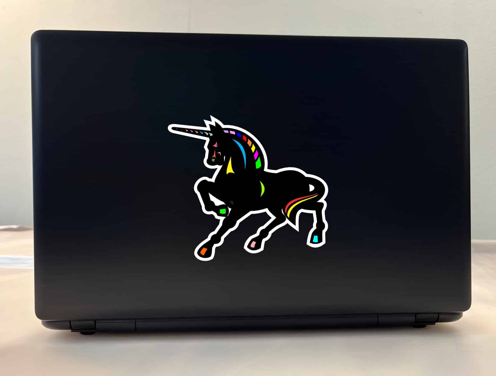 5.5inx5in Black Unicorn Sticker Vinyl Animal Decal Vehicle Bumper Stickers - Image 3