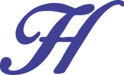h monogram sticker