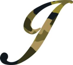 j monogram sticker