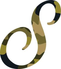 s monogram sticker