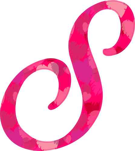 s monogram sticker