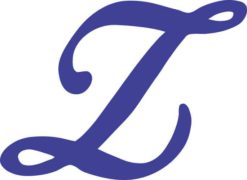 Z monogram sticker