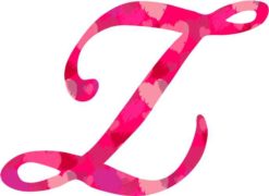 Z monogram sticker