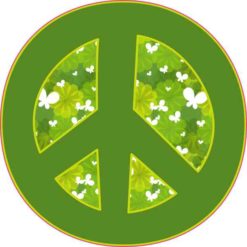 peace sign sticker