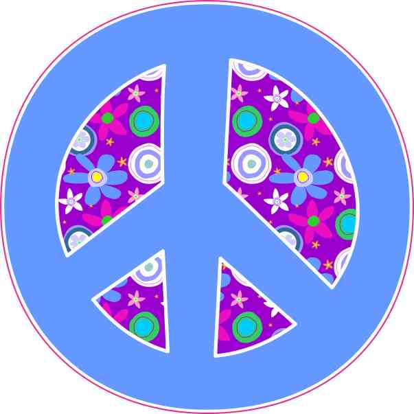peace sign sticker