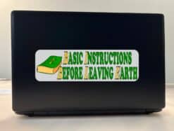 10in x 3in Gray B.I.B.L.E Bible Bumper Sticker Vinyl Vehicle Religious Decal