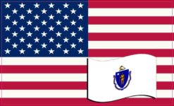 Massachusetts Flag