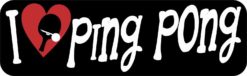 Ping Pong bumper stickers