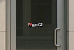 10in x 3in I Love Badminton Bumper Sticker Vinyl Vehicle Sports Decal Sticker