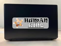 10in x 3in Human Kind Bumper Sticker Vinyl Car Decal Diversity Stickers