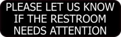 Restroom Needs Attention