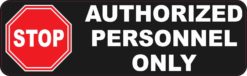 personnel only