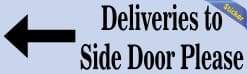 Please Use Other Door Sticker