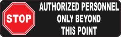 beyond this point