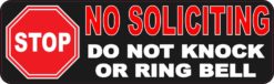 no soliciting
