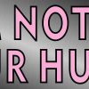 not in your hurry