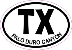 Palo Duro Canyon Texas Sticker