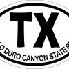Palo Duro Canyon Texas Sticker