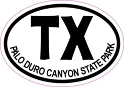 Palo Duro Canyon Texas Sticker