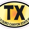 Palo Duro Canyon Texas Sticker