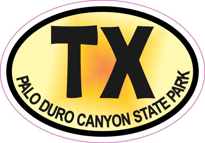 Palo Duro Canyon Texas Sticker