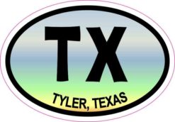 tyler texas sticker
