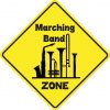 Marching Band Zone Sticker