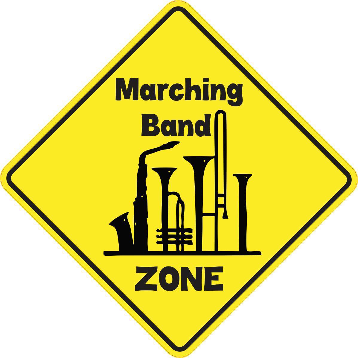 Marching Band Zone Sticker