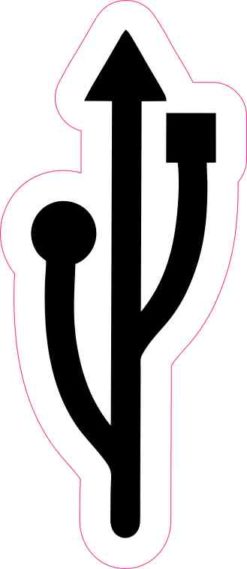 USB Port Sticker