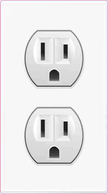 Power Outlet Sticker