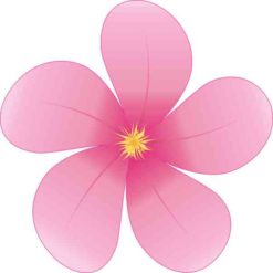 Pink Flower Sticker