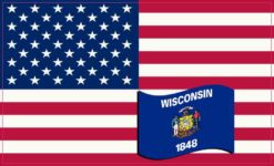 Wisconsin Flag