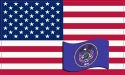 Utah flag sticker
