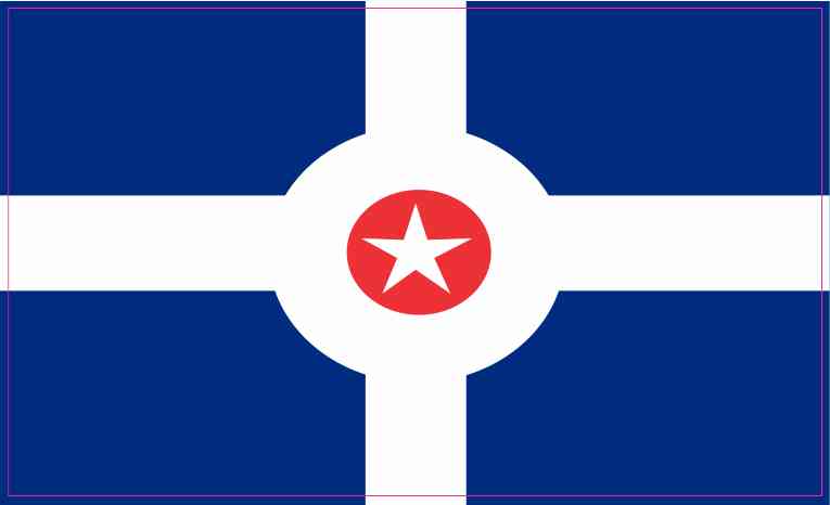 Indianapolis Indiana Flag