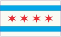 Chicago Illinois Flag