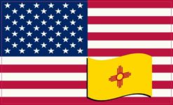 New Mexico Flag Sticker