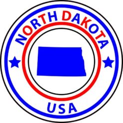 north dakota sticker