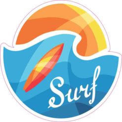 Surf Sticker