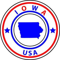 Iowa sticker