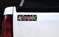 10in x 3in Use Your Geosense Geocaching Magnet Vinyl Hobby Bumper Magnets