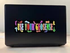 10in x 3in Use Your Geosense Geocaching Bumper Sticker Vinyl Hobby Decal