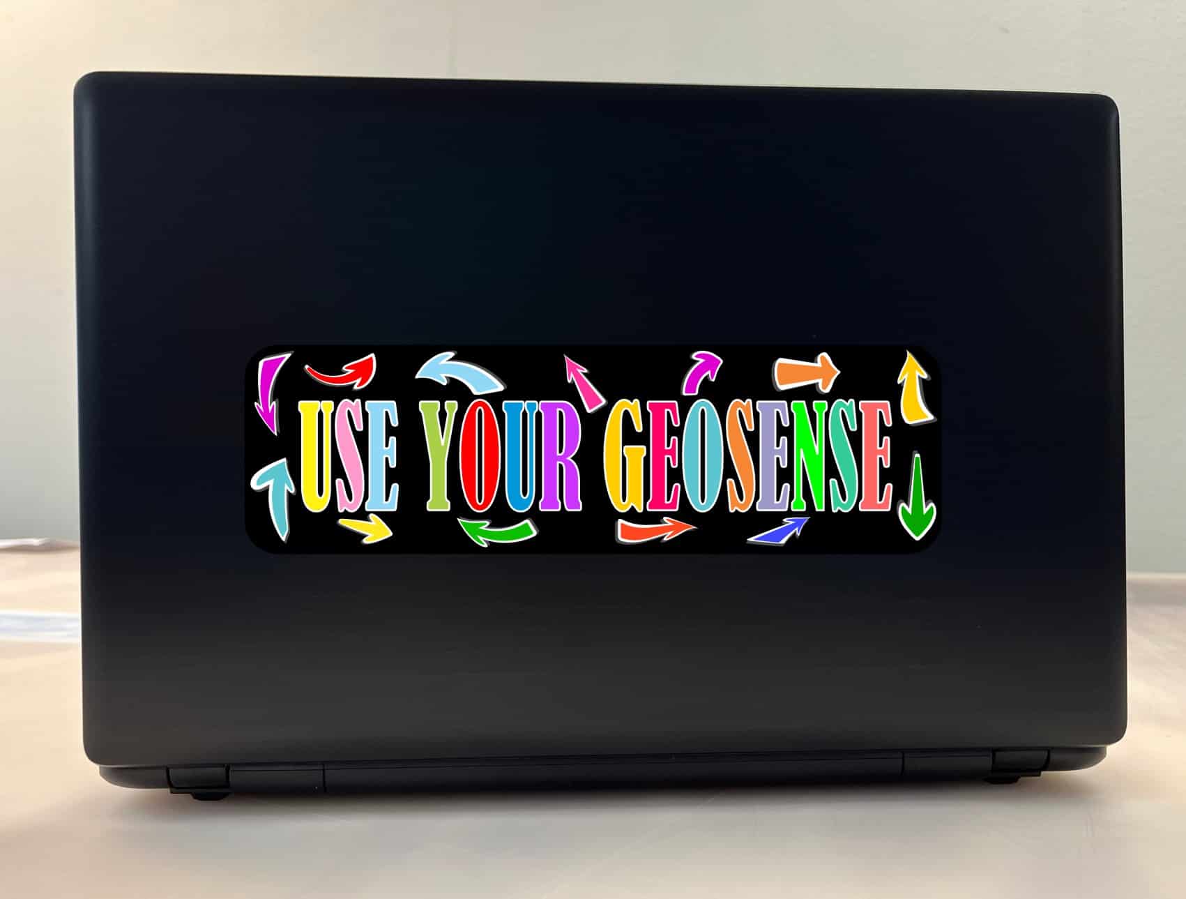 10in x 3in Use Your Geosense Geocaching Bumper Sticker Vinyl Hobby Decal