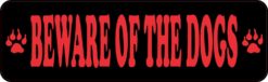 beware of the dogs