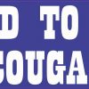 cougar bumper sticker